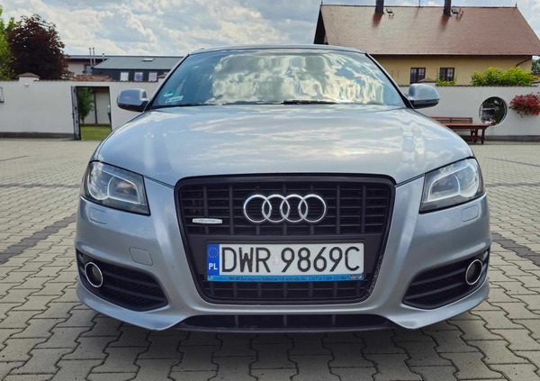 Audi A3 cena 33900 przebieg: 280000, rok produkcji 2011 z Siedliszcze małe 79